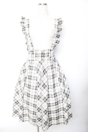 画像: axes femme POETIQUE / フリルサス付きハイウエストスカート  グリーン Y-25-11-22-181-AX-SK-SZ-ZY