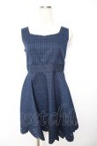画像1: Secret Honey / スカラップワンピース 2 紺 Y-25-11-22-196-CA-OP-SZ-ZY (1)