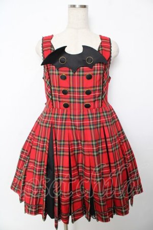 画像: Angelic Pretty / Magical Trick Schoolジャンパースカート  赤 Y-25-11-22-208-AP-OP-SZ-ZY