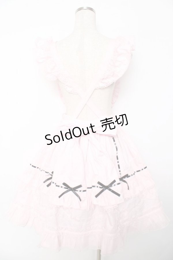 画像2: Angelic Pretty / Heart胸あて付スカート  ピンク Y-25-11-22-210-AP-SK-SZ-ZY (2)