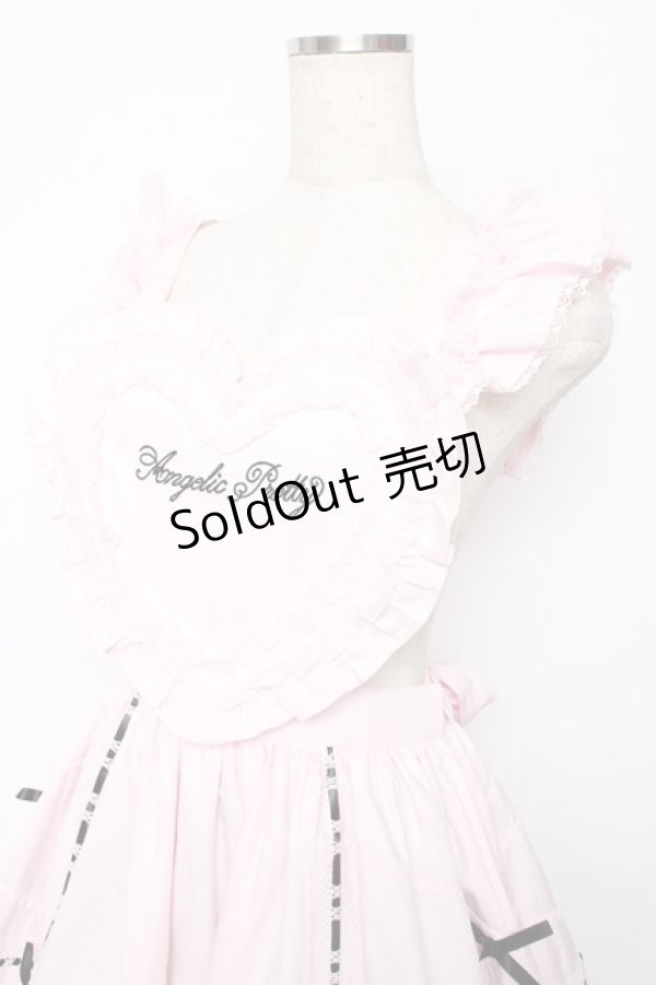 画像3: Angelic Pretty / Heart胸あて付スカート  ピンク Y-25-11-22-210-AP-SK-SZ-ZY (3)