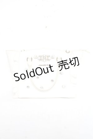 画像: SAMANTHAVEGA / ビジューフラッターバッグ  白 Y-25-11-22-027-LO-BG-SZ-ZY