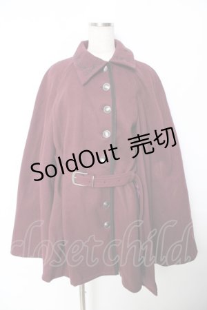 画像: axes femme / 連釦ケープコート F パープル Y-25-11-22-214-AX-CO-SZ-ZY