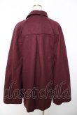 画像2: axes femme / 連釦ケープコート F パープル Y-25-11-22-214-AX-CO-SZ-ZY (2)