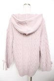 画像2: evelyn / ニットパーカー  ピンク Y-25-11-22-224-LO-TO-SZ-ZY (2)
