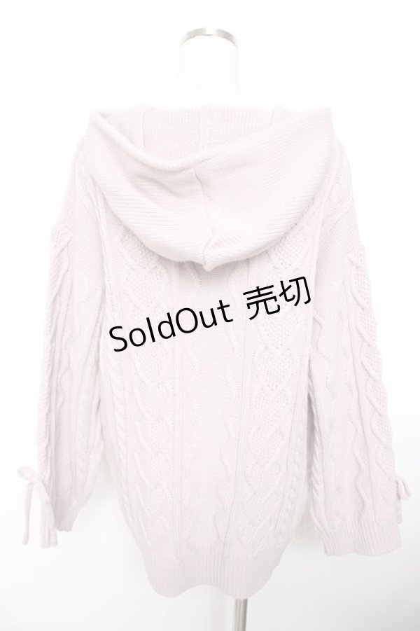 画像2: evelyn / ニットパーカー  ピンク Y-25-11-22-224-LO-TO-SZ-ZY (2)