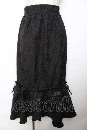 画像: couture BY ROJITA / サイドリボンキツイードマーメイドスカート F 黒 Y-25-11-22-235-LO-SK-SZ-ZY