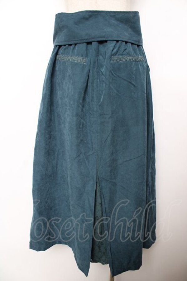 画像2: axes femme / スエード調スカート M グリーン Y-25-11-22-251-AX-SK-SZ-ZI (2)