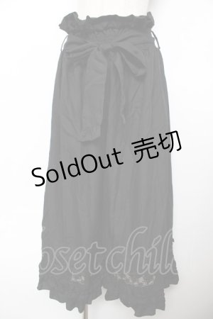 画像: axes femme / 2WAYガウチョパンツ M 黒 Y-25-11-22-254-AX-PA-SZ-ZY