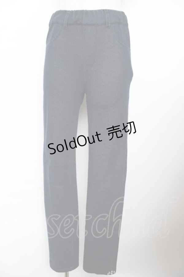 画像1: axes femme / レギンスパンツ M 紺 Y-25-11-22-255-AX-PA-SZ-ZY (1)