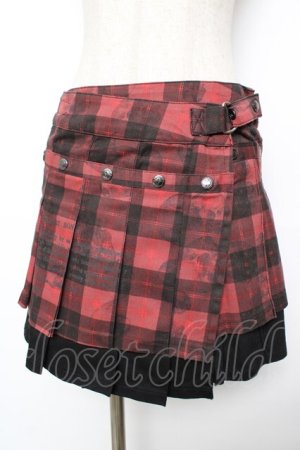 画像: h.ANARCHY / チェック巻きスカート   Y-25-11-22-260-HN-SK-SZ-ZY