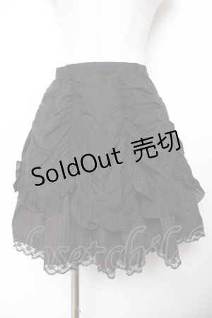 画像: BPN / ドレープスカート M 黒×ワインストライプ Y-25-11-22-265-GO-SK-SZ-ZY