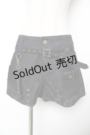 画像: Desoro Works / 琉球浪漫物語しょーとぱんつ  黒 Y-25-11-22-267-GO-PA-SZ-ZY