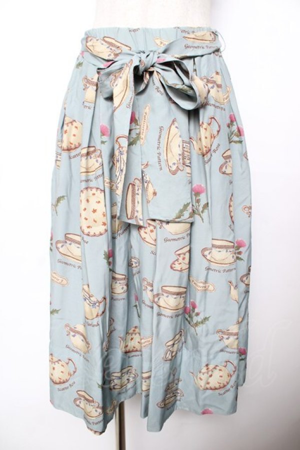 Jane Marple / Tea for twoドレススカート ブルーグレー Y-25-11-22