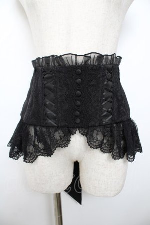 画像: Hoshibako Works / ミッドナイトスターコルセット  黒 Y-25-11-22-271-LO-ZA-SZ-ZY