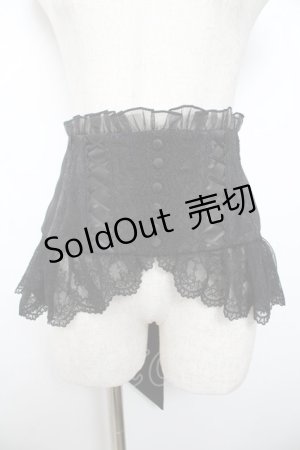 画像: Hoshibako Works / ミッドナイトスターコルセット  黒 Y-25-11-22-271-LO-ZA-SZ-ZY