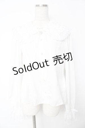 画像: Angelic Pretty / Airy Frillブラウス  白 Y-25-11-24-045-AP-BL-SZ-ZY