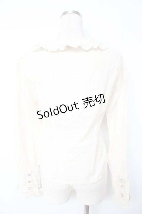 画像2: BABY, THE STARS SHINE BRIGHT / キラキラブラウス  生成り Y-25-11-24-047-BA-BL-SZ-ZS (2)