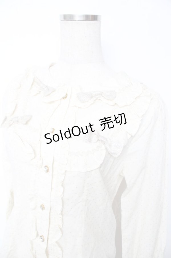 画像3: BABY, THE STARS SHINE BRIGHT / キラキラブラウス  生成り Y-25-11-24-047-BA-BL-SZ-ZS (3)