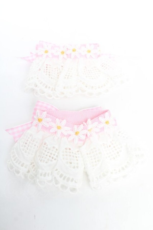 画像2: Angelic Pretty / ギンガムチェックRibbonレースカフス  ピンク Y-25-11-24-006-AP-ZA-SZ-ZS (2)
