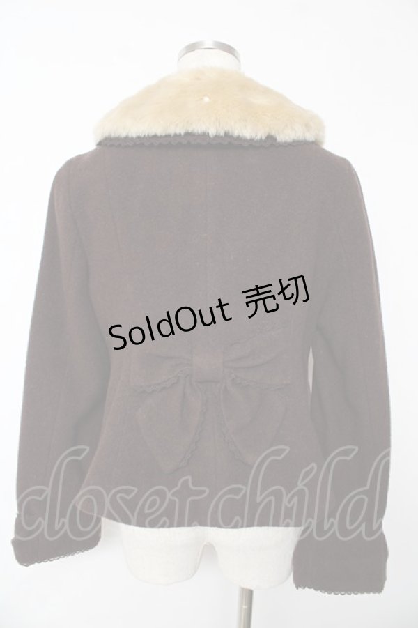 画像2: Angelic Pretty / Sweet Ribbonコート  ブラウン Y-25-11-24-069-AP-CO-SZ-ZS (2)