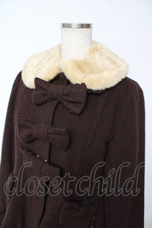 Angelic Pretty / Sweet Ribbonコート ブラウン Y-25-11-24-069-AP-CO