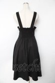 画像2: F&A / フロントレースアップコルセットワンピース F 黒 Y-25-11-24-071-LO-OP-SZ-ZY (2)