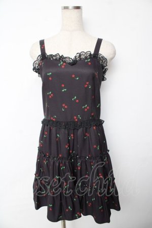 画像: Ank Rouge / チェリーティアード M 黒 Y-25-11-24-076-CA-OP-SZ-ZY