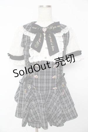 画像: LIZ LISA / メッセージリボンツイードセットアップ 0 黒 Y-25-11-24-077-LO-OP-SZ-ZY