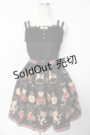 画像: Innocent World / HAPPY LONDONジャストウエストジャンパースカート  黒 Y-25-11-24-080-IW-OP-SZ-ZY