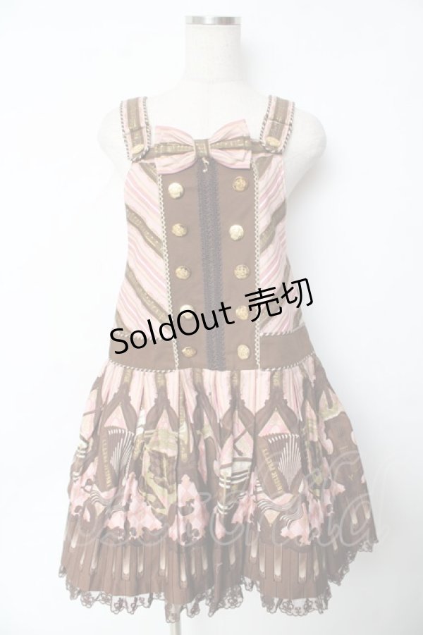 画像1: Angelic Pretty / カルテットショコラサロペット  ピンク Y-25-11-24-082-AP-OP-SZ-ZY (1)