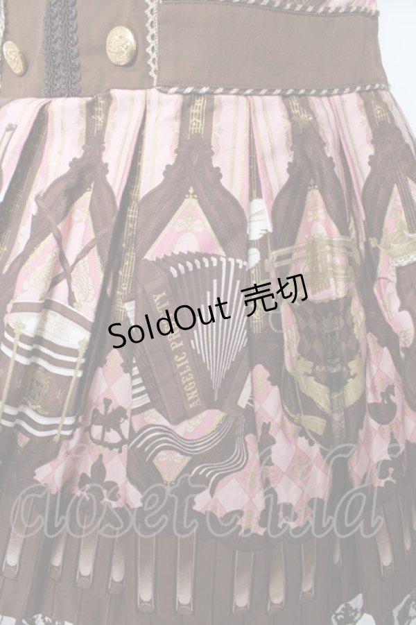 画像4: Angelic Pretty / カルテットショコラサロペット  ピンク Y-25-11-24-082-AP-OP-SZ-ZY (4)