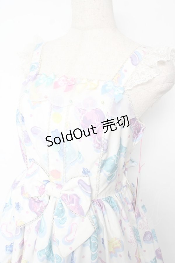画像3: Angelic Pretty / Jelly Candy Toysジャンパースカート  白 Y-25-11-24-087-AP-OP-SZ-ZY (3)