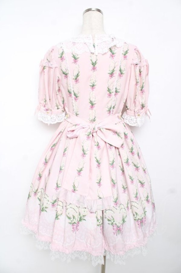 画像2: Angelic Pretty / すずらんBouquetワンピース  ピンク Y-25-11-24-093-AP-OP-SZ-ZS (2)