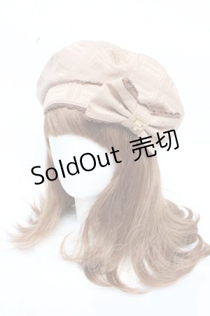 画像: Angelic Pretty / Royal Chocolateベレー  ブラウン Y-25-11-24-011-AP-AC-SZ-ZY