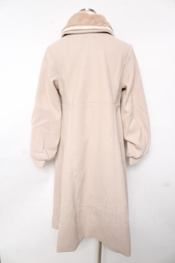 画像2: m petit by misako / AM*リボンコート S 中薄橙 Y-25-11-24-099-LO-JA-SZ-ZY (2)