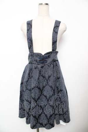 画像: Amavel / Oriental Arabesque スカート（ミニ丈) F 紺 Y-25-11-24-112-CA-SK-SZ-ZY