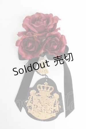 画像: ALICE and the PIRATES / 薔薇コサージュクリップ   Y-25-11-24-002-PA-AC-SZ-ZY