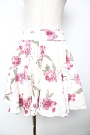 画像: mille fille closet by LODISPOTTO / ロイヤルビッグローズスカート M アイボリー Y-25-11-24-122-LO-SK-SZ-ZY