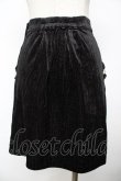 画像2: axes femme POETIQUE / ベロアミニスカート M 黒 Y-25-11-24-123-AX-SK-SZ-ZI (2)