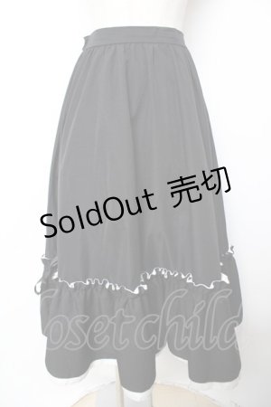画像: Cherirulu Chocola / クラシカルスカート M 黒 Y-25-11-24-133-LO-SK-SZ-ZY