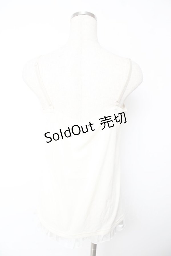 画像2: axes femme / BIGリボンキャミソール  生成り Y-25-11-24-032-AX-TO-SZ-ZY (2)