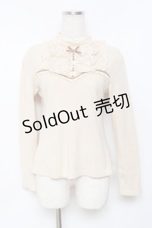 画像: axes femme / ビスチェ切替リブニット M 生成り Y-25-11-26-055-AX-TO-SZ-ZY