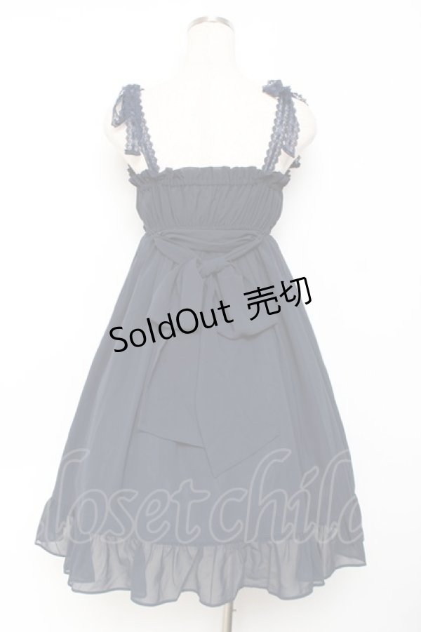 画像3: Moi-meme-Moitie / オーナメントテーブルプリントジャンパースカート 2 ネイビー Y-25-11-26-076-MO-OP-SZ-ZY (3)