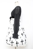画像2: Moi-meme-Moitie / 十字架プリントワンピース 2 ブラックy×ホワイト Y-25-11-26-079-MO-OP-SZ-ZY (2)