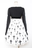画像3: Moi-meme-Moitie / 十字架プリントワンピース 2 ブラックy×ホワイト Y-25-11-26-079-MO-OP-SZ-ZY (3)