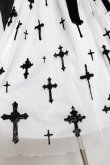 画像7: Moi-meme-Moitie / 十字架プリントワンピース 2 ブラックy×ホワイト Y-25-11-26-079-MO-OP-SZ-ZY (7)