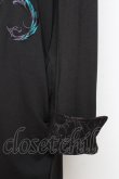 画像5: Sixh / 刺繍入りロングカーデ  黒 Y-25-11-26-099-HN-TO-SZ-ZY (5)