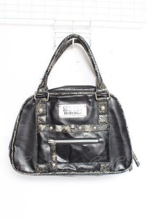 画像: SEX POT ReVeNGe / スカルスタッズクロコハンドバッグ  黒 Y-25-11-26-014-SP-ZA-SZ-ZY