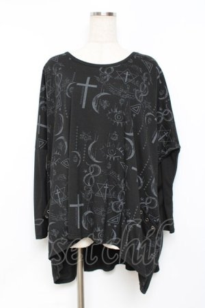 画像: SEX POT ReVeNGe / SHOULDER LONG SLEEVE CUTSEW M 黒 Y-25-11-26-102-SP-TO-SZ-ZY